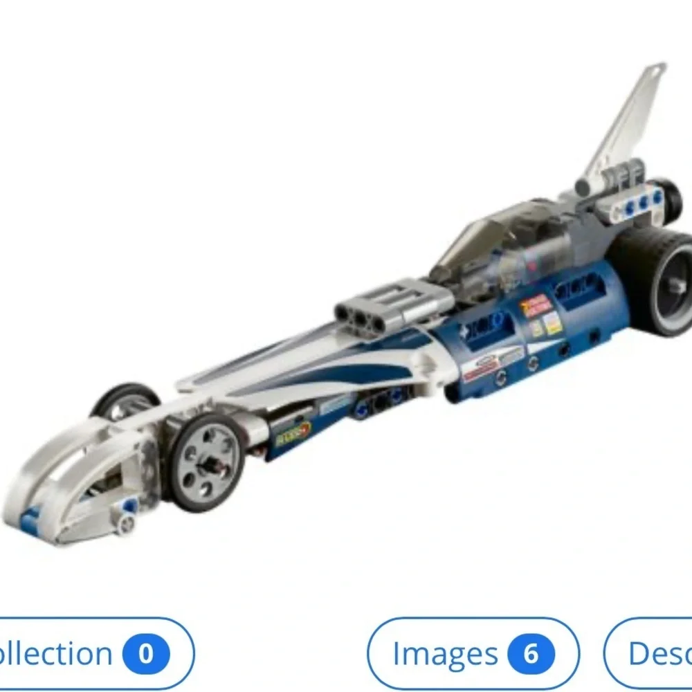 Lego technic recordbreaker set 42033 new in sealed box 125 pieces retired& rare